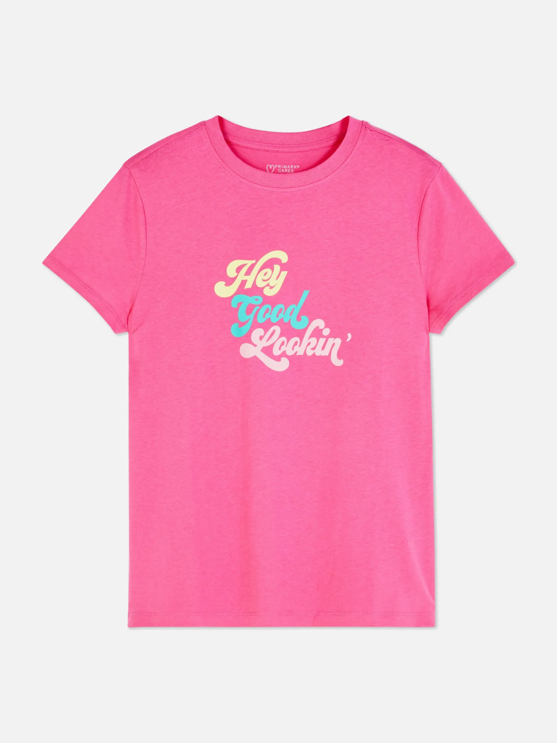 T-shirt Slogan Estampado