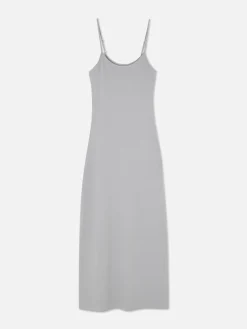 Vestido Alças S/ Fecho Midaxi