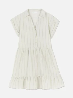 Vestido Camiseiro Mini Manga Curta