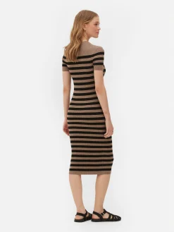 Vestido Camisola Midi Manga Curta