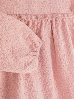 Vestido Enrugado Folhos