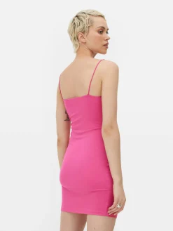 Vestido Mini Justo Alças